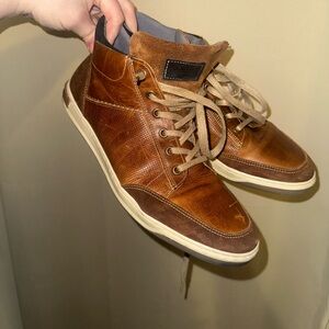 Bullboxer Laytone brown leather high top sneakers men’s size 11